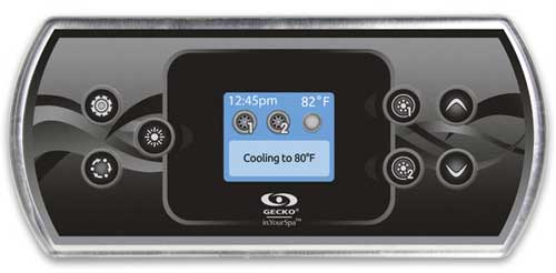 In.K500 7-Button Topside with Colour Display (7-4/25" x 3-3/10") - Image 1